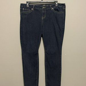 Torrid Jeans Women's 18S Blue Skinny Dark Wash